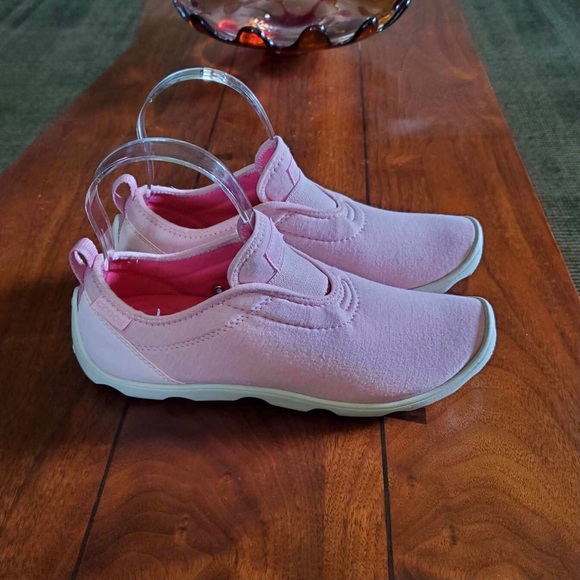 Crocs Duet Busy Day Heathered Easy On Slip On Shoe Pearl Pink Size 7 - Picture 4 of 10